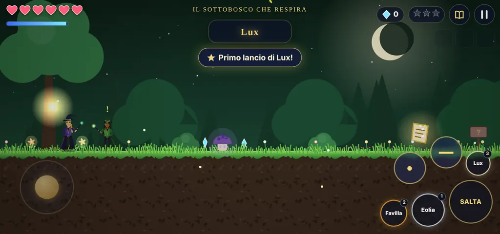 Schermata di gioco tratta dal progetto Adventure